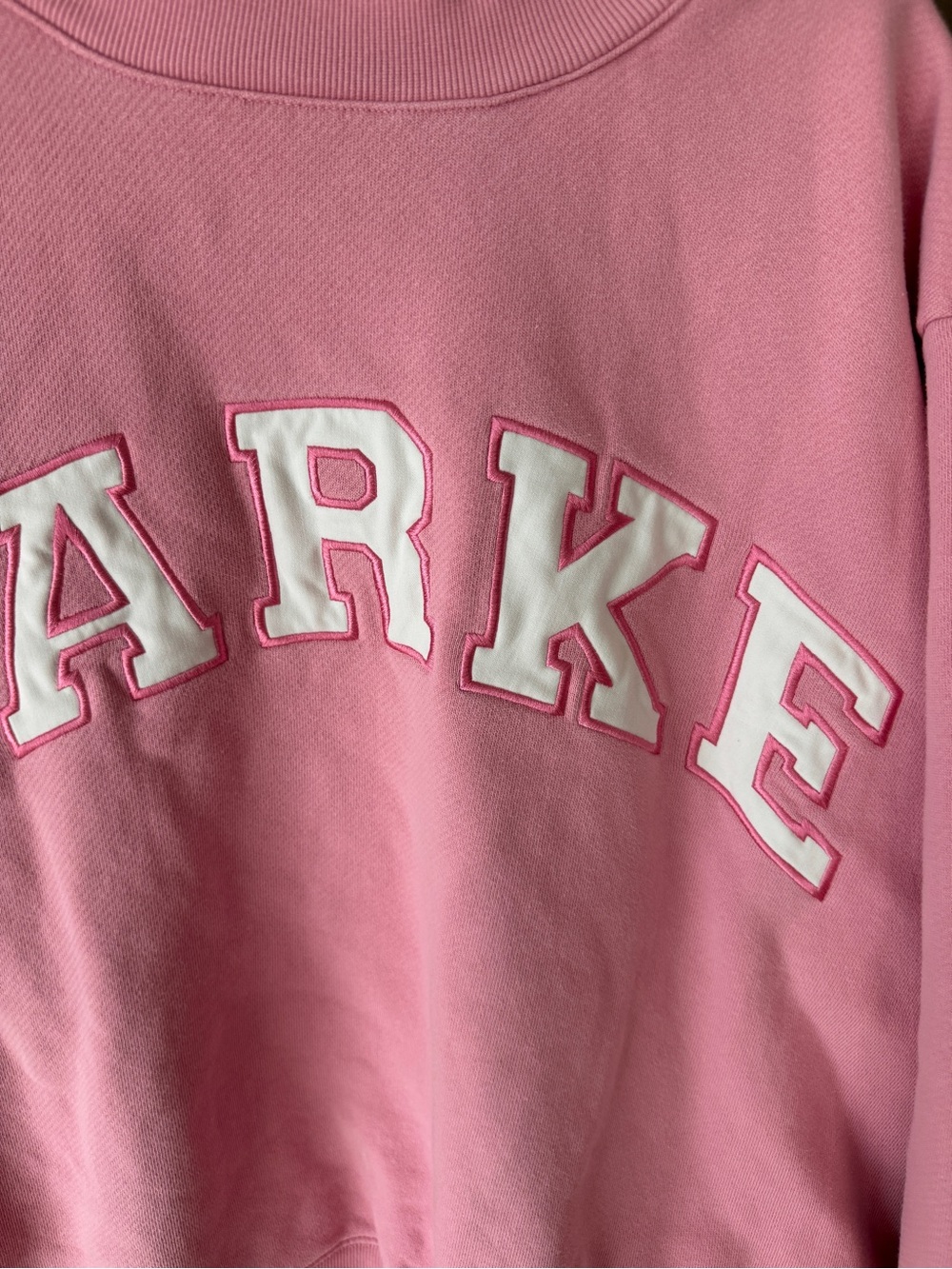 PARKE mock neck conch summerland collection varsity letters pullover heritage - Picture 4 of 8